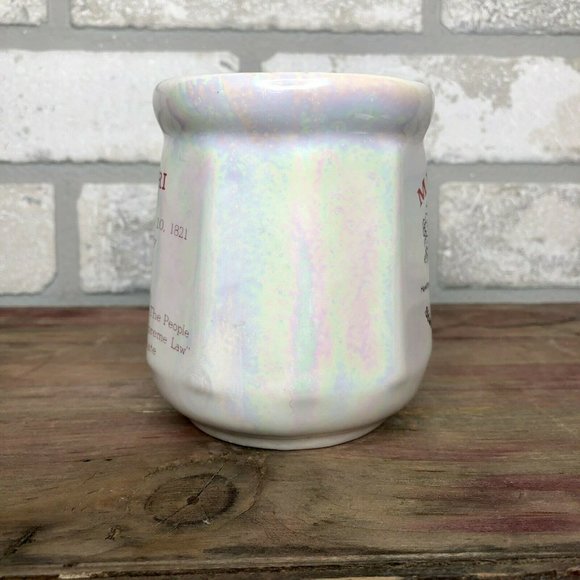 Missouri Souvenir Coffee Mug State Pearl Lusterware - Picture 5 of 9